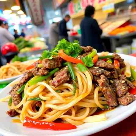 Hong Kong Beef Chow Fun - Dry-Fried Noodles